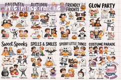 Halloween Cute Clipart Bundle Sublimation 47 PNG Product Image 2