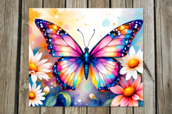 Fairy Butterfly | skinny tumbler Sublimation design Product Image 2