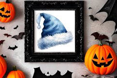 Blue Christmas Watercolor Clipart Sublimation Product Image 2