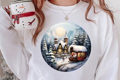 Beautiful Christmas Watercolor Clipart, Beautiful Christmas Product Image 2