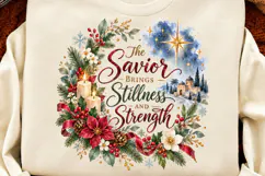 4 Christian Christmas PNG Designs, 4 Christian Inspirational Product Image 2