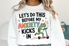 Anxiety kicks in Svg | Svg Cut File | Shirt Svg Product Image 1