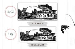 Let&#039;s Go Fishing Mug Wrap, Dad Mug Design, Fisherman Mug Product Image 2