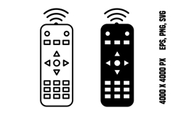 Remote Control Icons Product Image 1