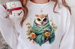 Cozy Green christmas Clipart Sublimation, Christmas PNG Product Image 2