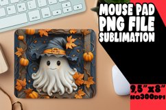 Spooky 3D Halloween Mouse Pad Design Keychain Autumn Art Product Image 1