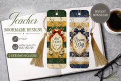 Teacher Bookmark PNG teacher gift appreciation bookmark Product Image 1