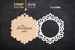 Christmas Tree Toy SVG laser cut file for Glowforge Product Image 3