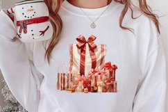 Holiday Shopping Clipart Sublimation, Christmas Shopping PNG Product Image 2