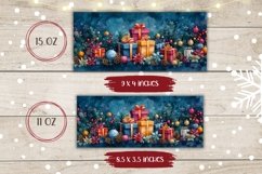 Christmas Presents Mug Wrap Design, Christmas Coffee Mug Product Image 2