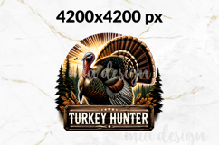 Turkey Hunter PNG, Wild Turkey Hunting Sublimation Design Product Image 2