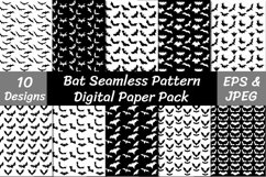 Bat Seamless Patterns / Bat Pattern Digital Paper Pack Product Image 1