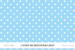 Candy Hearts Polka Dot Digital Patterns Product Image 4