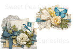 Cluster, Bird, Ephemera, PNG, Junk Journal, clipart Product Image 2