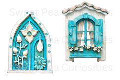 Frames, Turquoise, Blue, Ephemera, PNG, Clipart Product Image 2