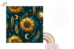 Cartoon Flowers Pillow Case, Celestial Pillow Design Product Image 2