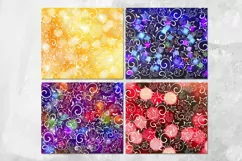 Floral ornament | 26 Skinny Tumbler Sublimation designs, JPG Product Image 2