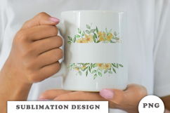 Watercolor Flowers Frame png Product Image 2