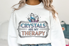 Crystals are my therapy Svg | Halloween Svg | Shirt Svg Product Image 2