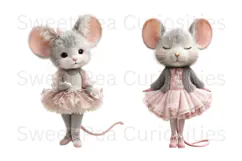 Mouse, Mice, Shabby Chic, Ephemera, PNG, Clipart Product Image 2