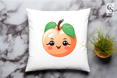 Cute Apple Fruit Characters Clipart Sublimation PNG Product Image 2