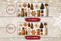 Christmas Cookies Mug Wrap, Christmas Mug Sublimation Product Image 2