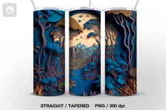 3d Landscape Tumbler Sublimations, 20 oz Tumbler Wraps Product Image 4