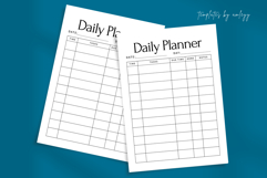 Minimalist Daily Planner Template | Editable Canva Printable Product Image 2