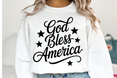 God Bless America Svg Design | Svg Cut Files | Shirt Svg Product Image 1