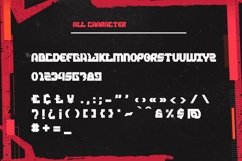 Vinbex - Futuristic Font Product Image 2