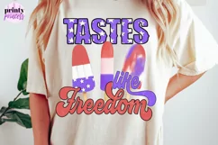 Patriotic Ice cream clipart, Popsicle clip art, 4th of July Product Image 2
