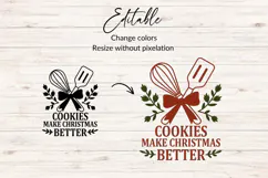 Christmas Kitchen Cookies SVG, Christmas Baking Cut File Product Image 2