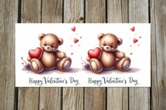 Valentine animals | cute teddy bears mug sublimation design Product Image 2