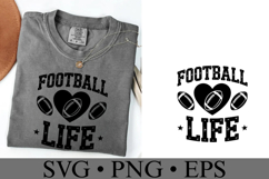 Football Life Svg | Game Day Svg | Sport Svg | Shirt Svg Product Image 3