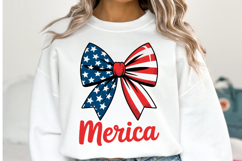 Merica Bow svg | 4th of july Svg | Shirt Svg Product Image 2