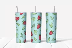 Mermaid sublimation design. Skinny tumbler wrap design. Product Image 5