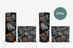 Abstract Tumbler Sublimation Designs, Rock Tumbler Wrap Product Image 2
