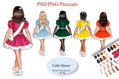 Little Beauty Queen Print, Personalized Pageant Print Product Image 1