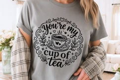 You're My Cup Of Tea Svg, Tea Lover Svg, Tea Time Svg. Product Image 3