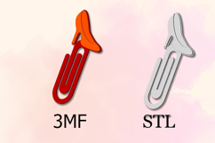 Paper Clip, High Heel Shoe, STL/3MF files for 3D Printing Product Image 2
