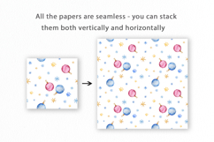 Christmas Ornaments Seamless Pattern, Digital Paper Product Image 2