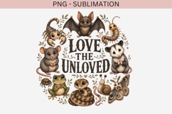 Unloved animals png design for T-shirts Product Image 2