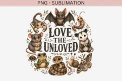 Unloved animals png design for T-shirts Product Image 2