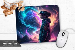 Cosmic Awe A VR Gamer&#039;s Experience Mouse Pad Mouse Pad PNG Product Image 1