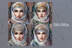 Arabic art, Muslim wall art, Arabic wall art, 40 PNG Product Image 3