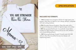 You are Stronger then the Storm SVG - T-Shirt Design Product Image 2