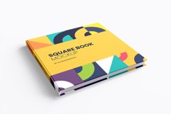 Square Book Mockup - 12 views Product Image 3