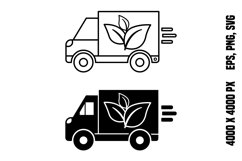 Eco Logistics Icons Product Image 1