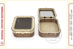 Box Organizer v27 - laser cut file - Glowforge ready SVG Product Image 2