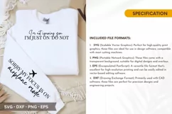 I'm not ignoring you, I'm just on SVG - Funny Sleeve T-Shirt Product Image 2